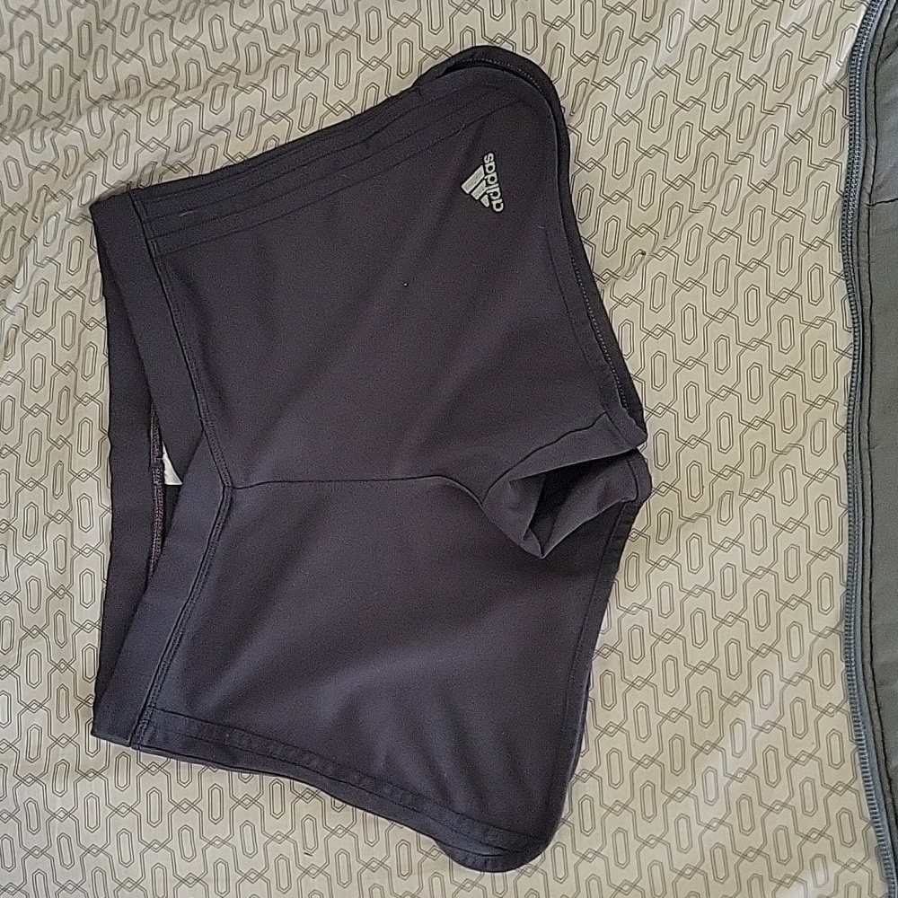 Dark gray Adidas shorts